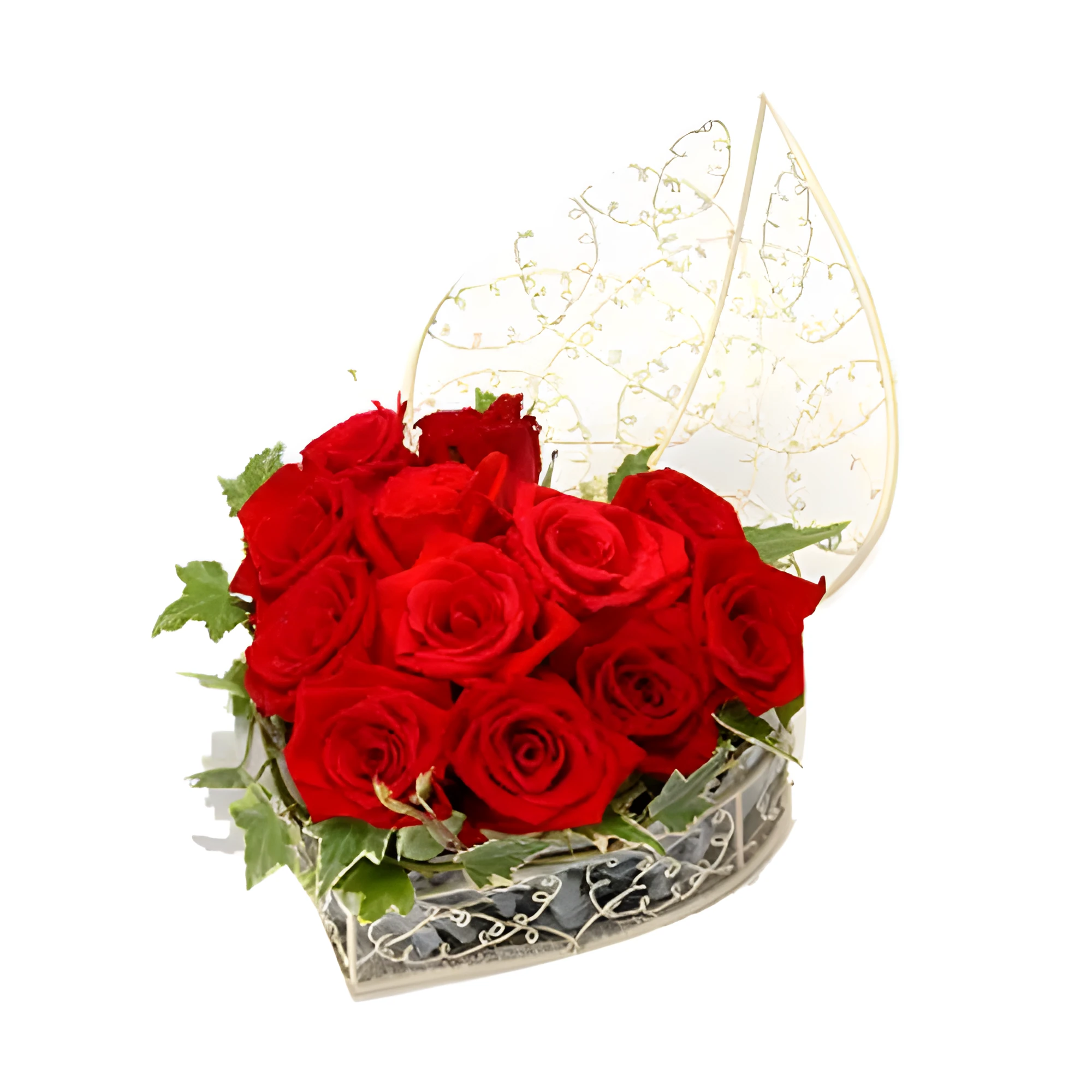 Romantic Rose Heart Bouquet
