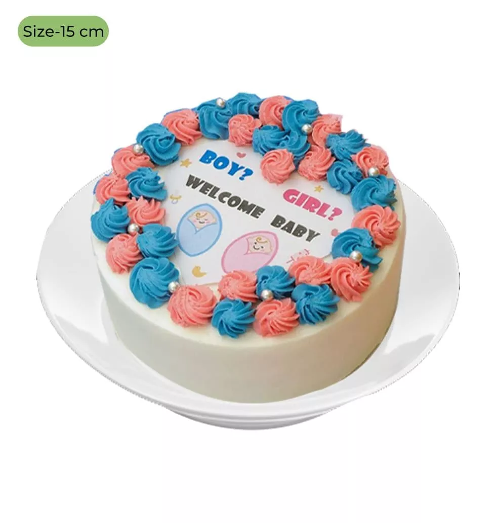 Strawberry Surprise Cake Gender Reveal
