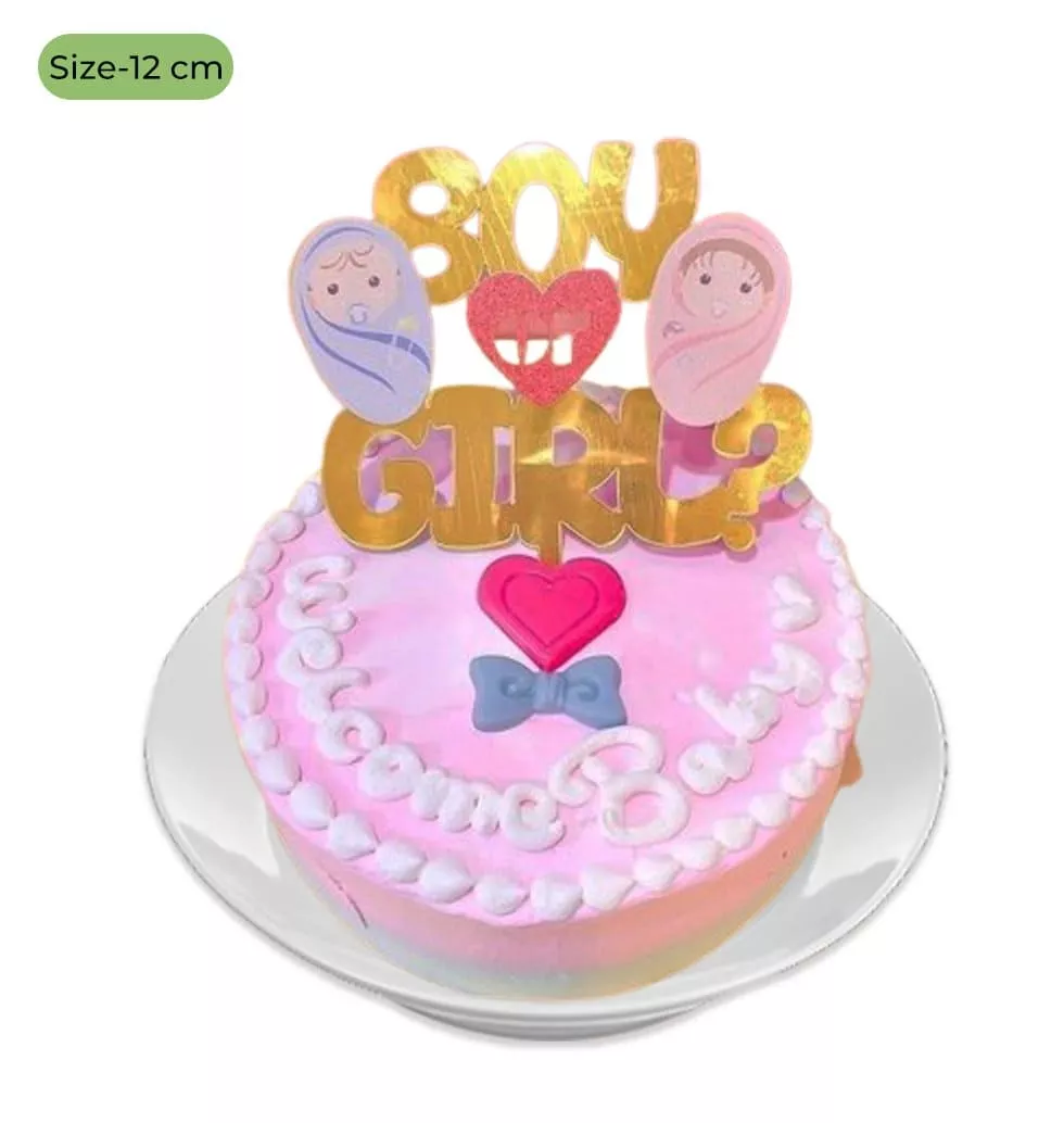 Sweet Secret Fruity Reveal Cake