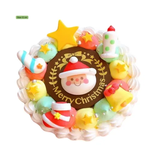 Birthday Cake with Christmas Charm