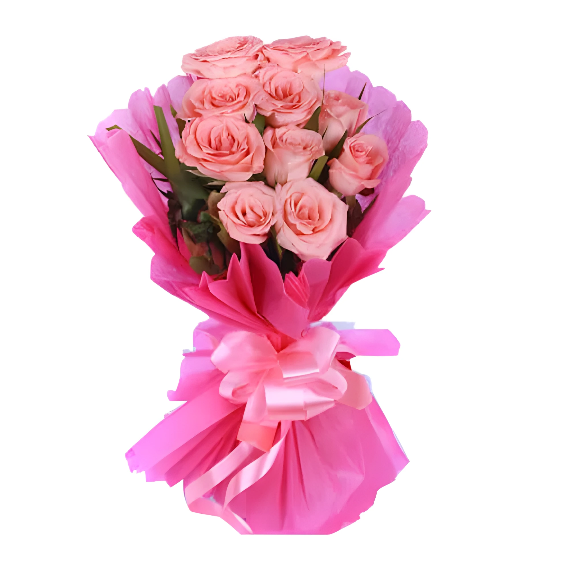 Charming Blush Roses Arrangement