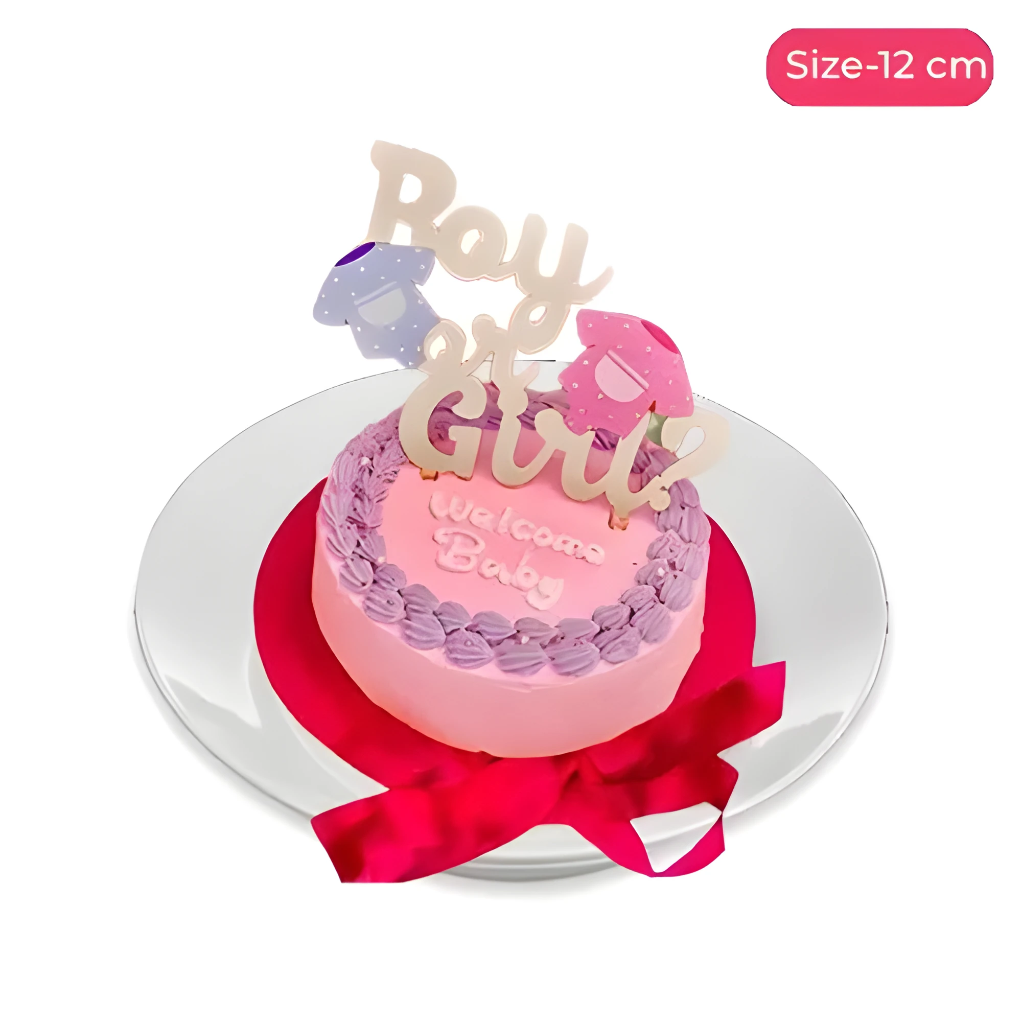 Joyful Bite Gender Reveal Cake